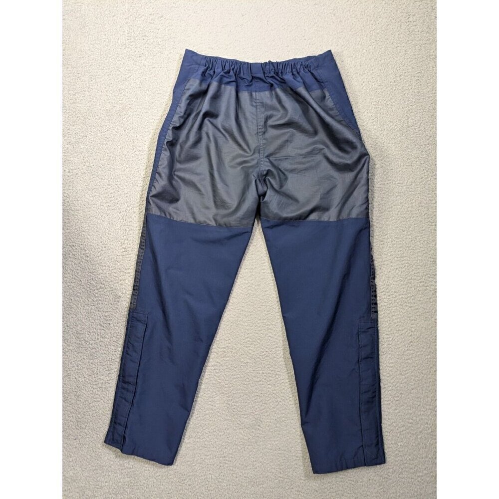 Vintage Cabelas Pants Small Wind Rain Outdoor Zip Ankles Pull On Blue - Picture 2 of 15